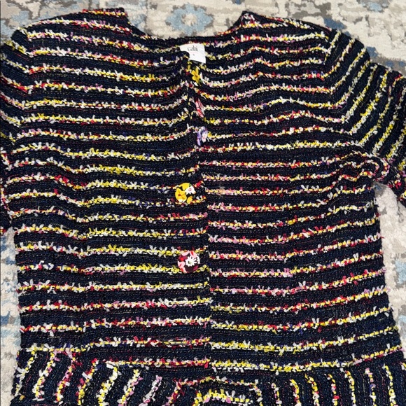 CAbi Navy Multicolor Knit Dress - Picture 11 of 12